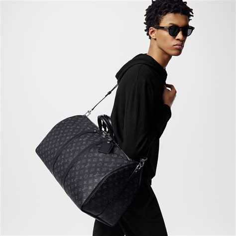 lv 55 keepall|Lv keepall 55 bandouliere.